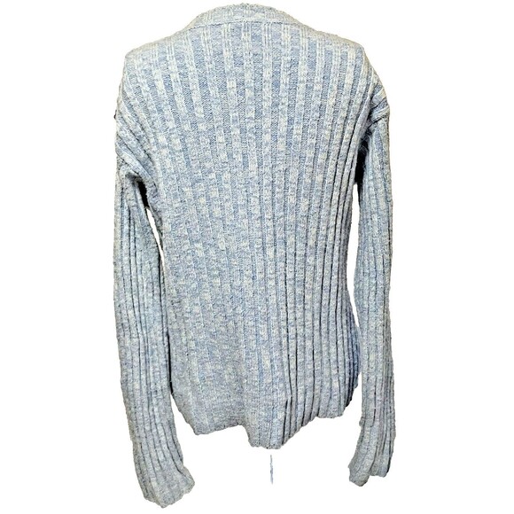 Avalin Sweater V Neck Pullover Long Sleeve Blue Stretch Cotton Large‎ Classic - Picture 2 of 2